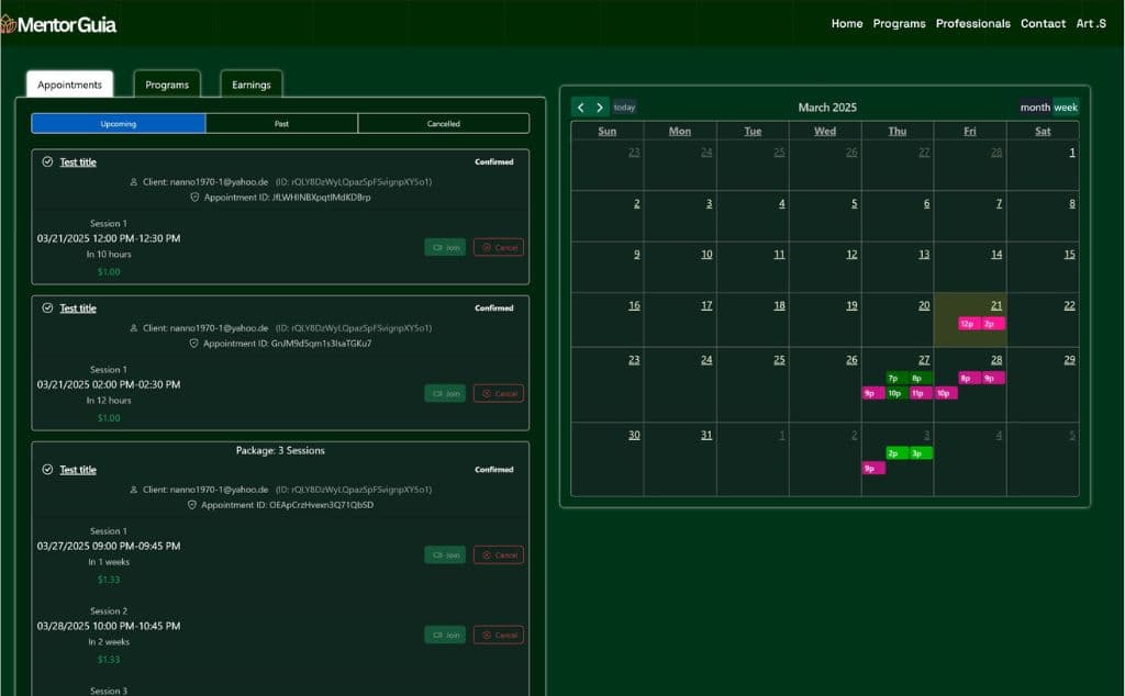 Booking and Appointment System preview
