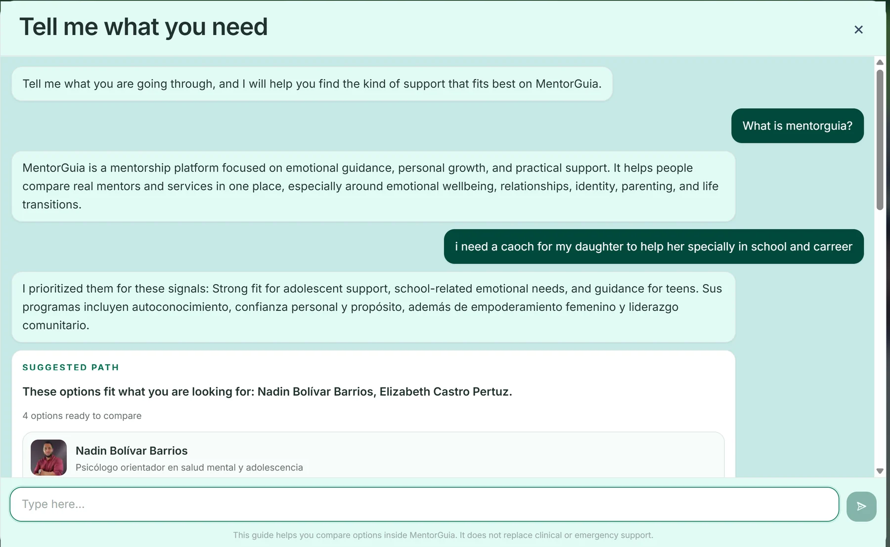 AI Website Assistant preview